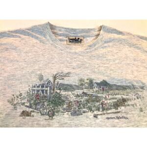 Northern Reflections Vintage T-Shirt Gray Country Home Garden